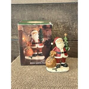 Kirklands Resin Christmas Santa Clause Figurine‎ 4.5" inch (096039) In Box